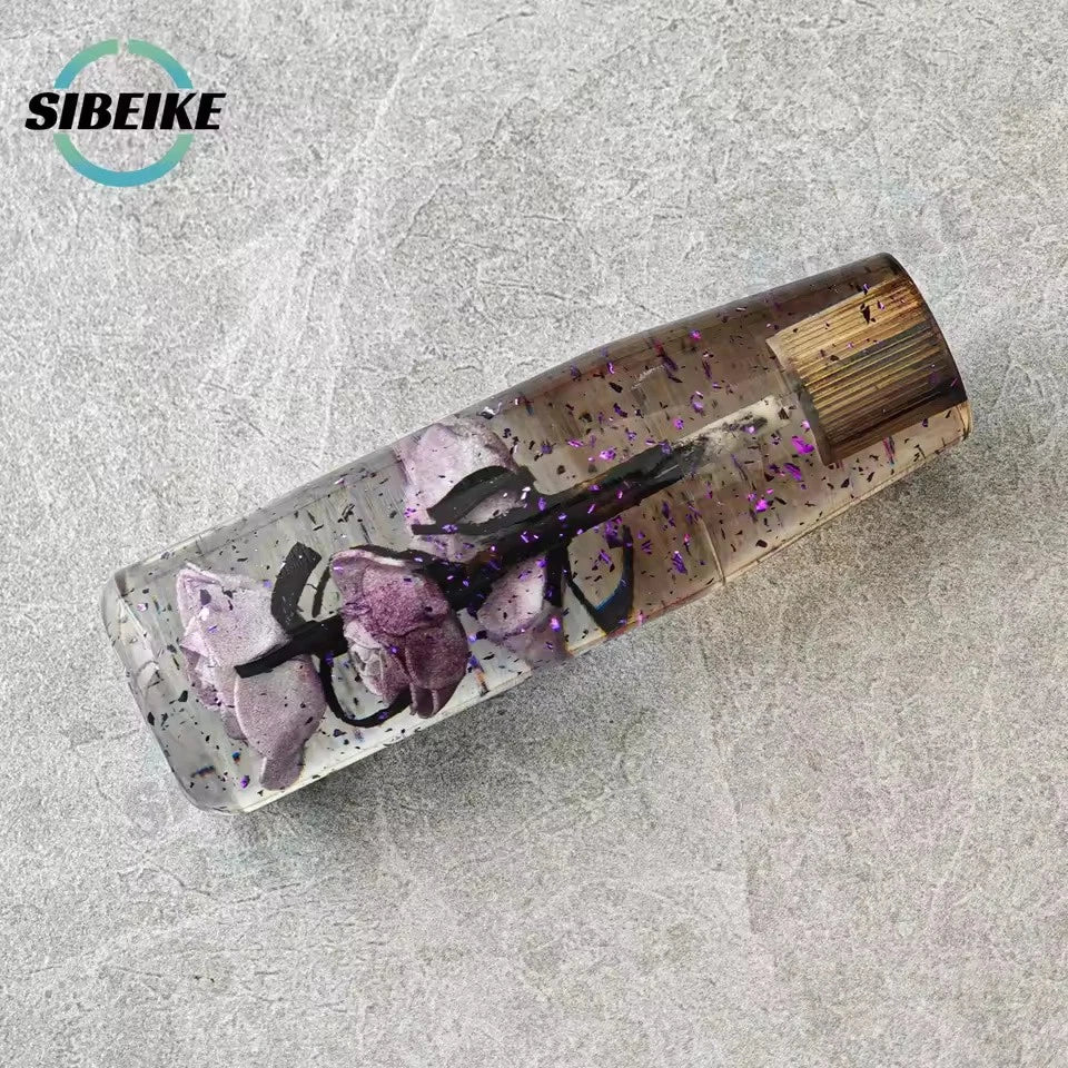 JDM 15CM Rose Acrylic Gear Shift Knob M12x1.25 M10x1.5 M10x1.25 M8x1.25
