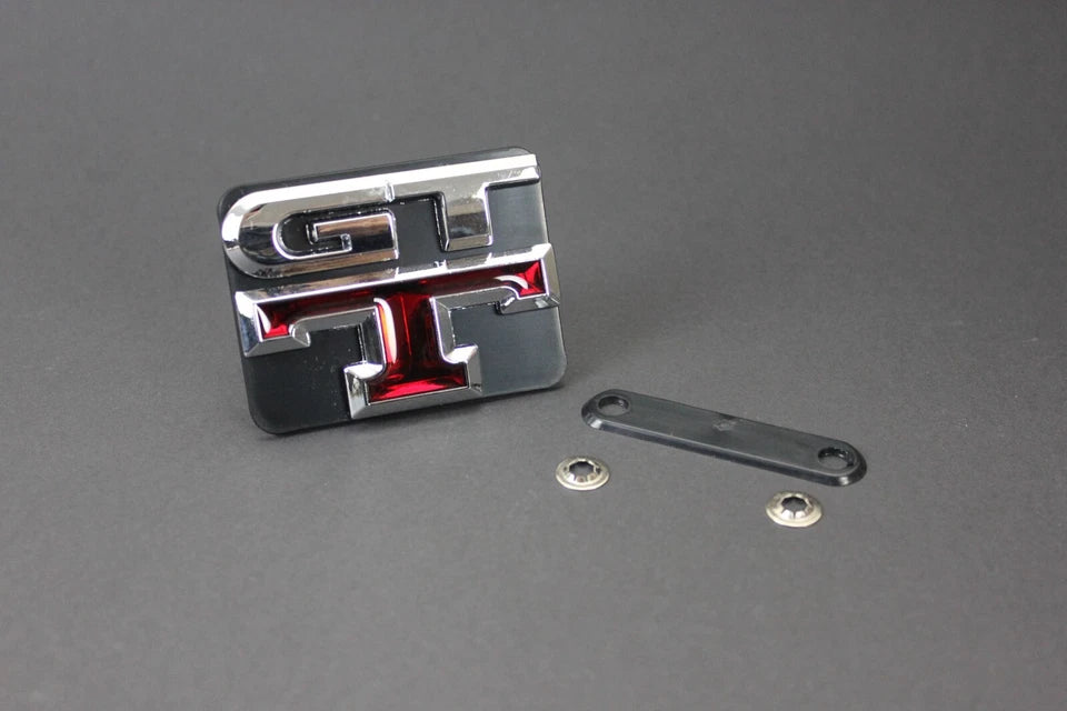 GTT Grill Badge Emblem Silver & Red for Nissan Skyline R32 R33 R34 R35 GT