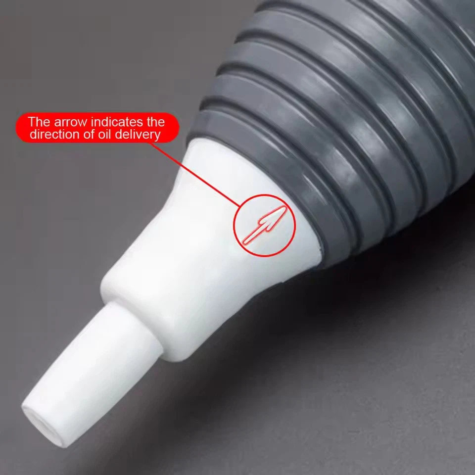 Manual Fuel Pump High Flow Hand Siphon Transfer Tool for Oil Gasoline & Diesel