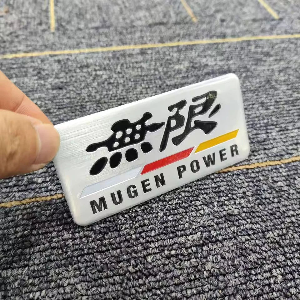Mugen Car Emblem Badge Sticker for Honda Civic, Accord, CRV, Jazz, and HRV