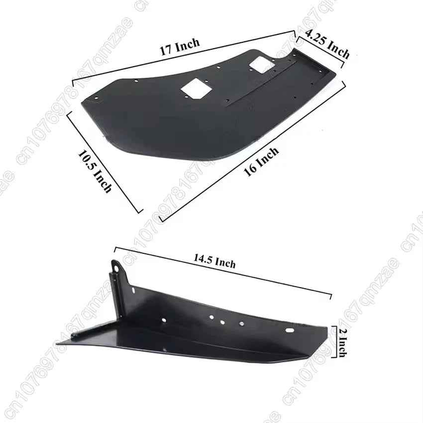 Front Bumper Corner Spoiler Winglets Canards for Ford Mustang GT500 2014–2021