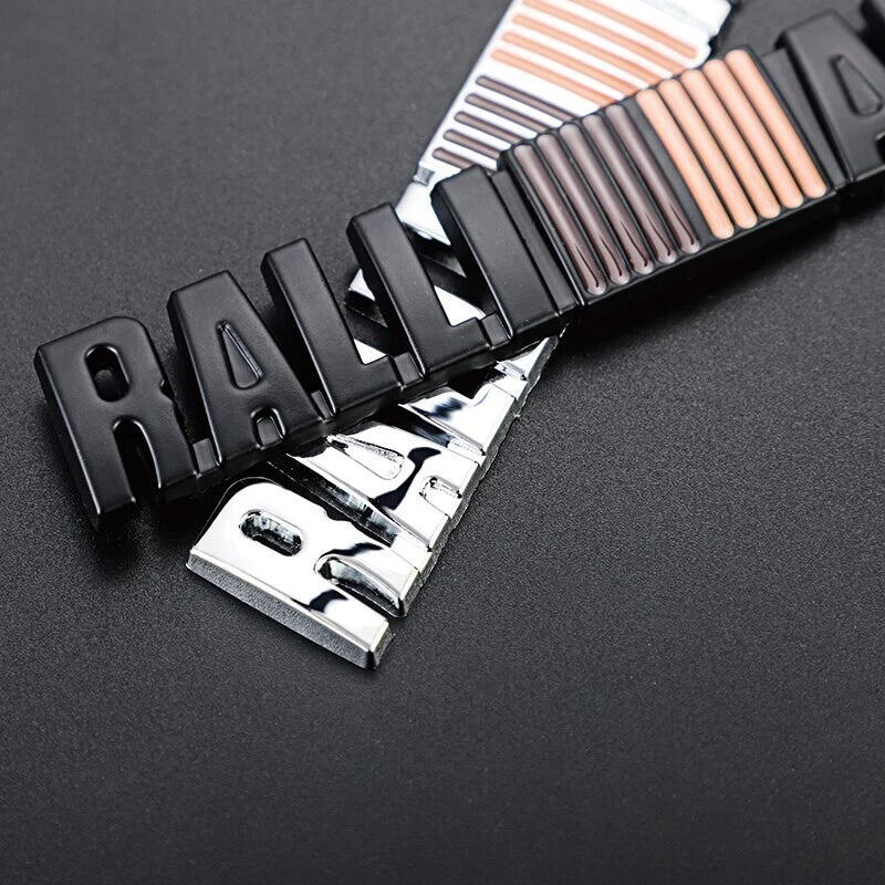 Ralliart Badge Black Aluminium Emblem for Mitsubishi EVO FTO Galant Outlander