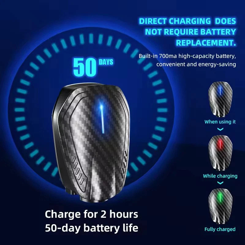 2 pcs HSV Red White Door Light Car Open Set USB Rechargeable NEW Free Post