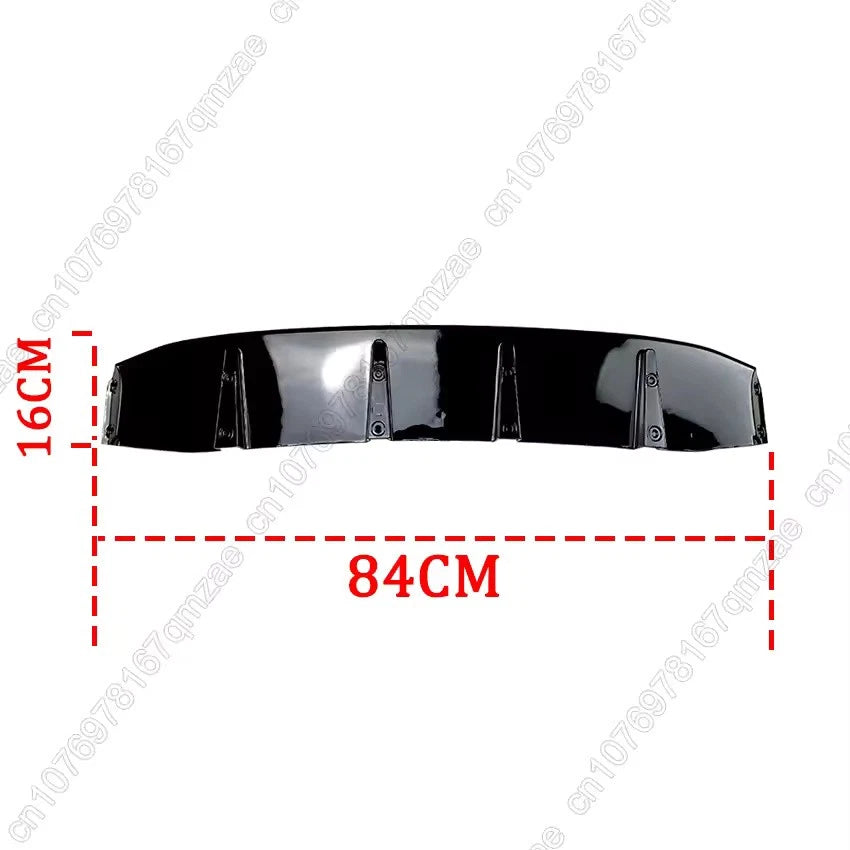Gloss Black Rear Bumper Diffuser Lip Kit for Mercedes-Benz GLA H247 AMG Line