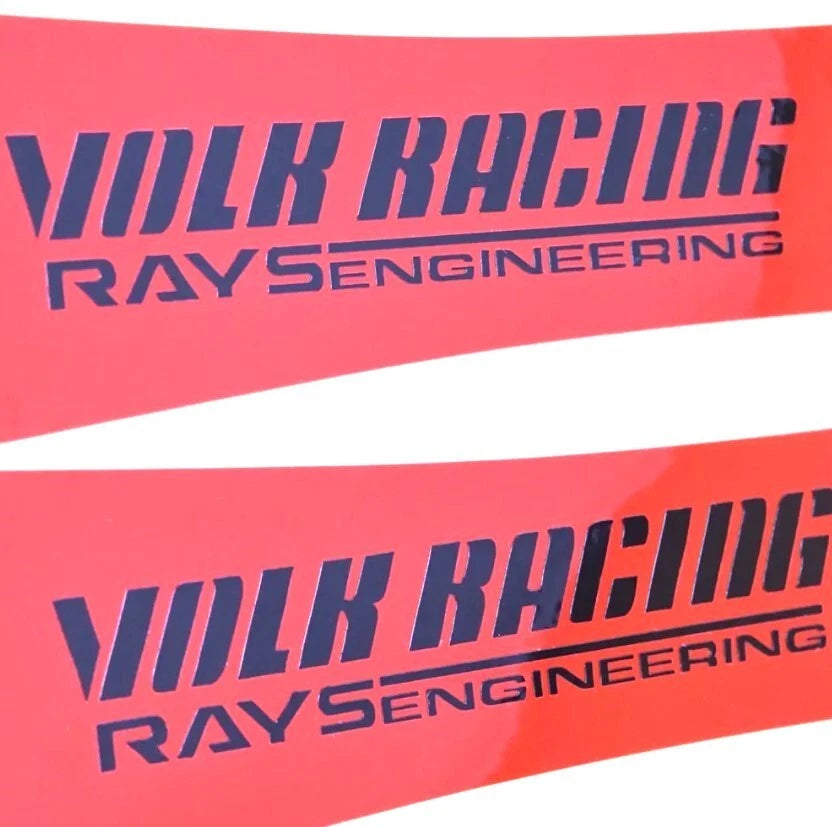 4 x RAYS TE37 SL Wheel Rim Decal Stickers 17 18 19" White Yellow Blue Green Red