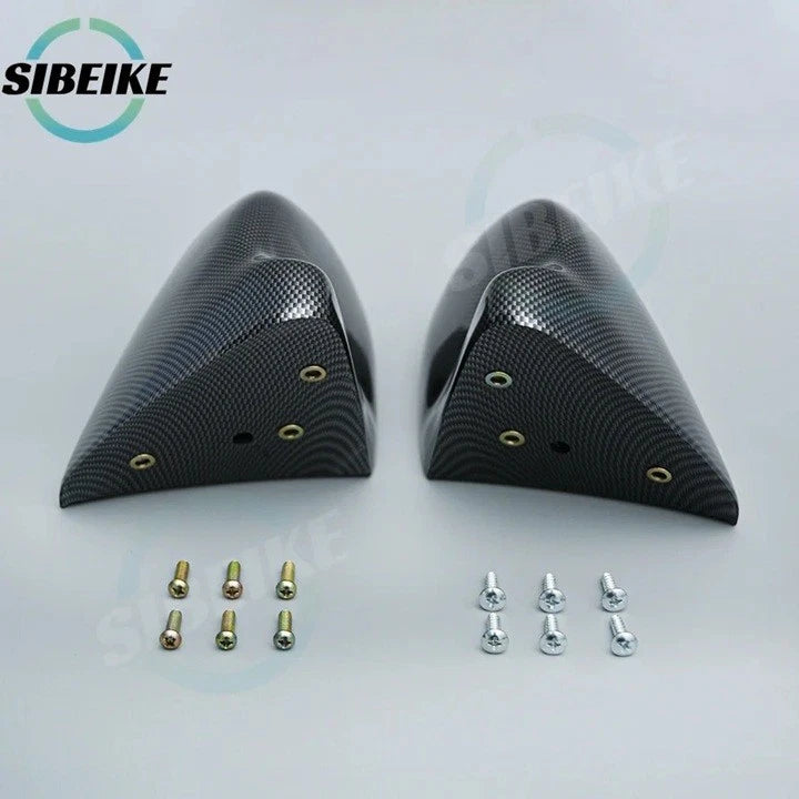 2 Pc Spoon Style Side Mirror for Honda CIVIC EG 4 Door 1996 - 2000 Carbon Black