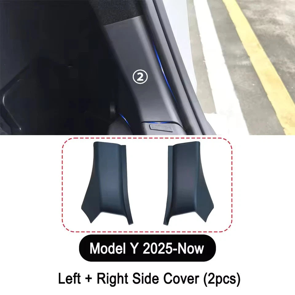 Trunk Sill Plate Protector TPE Rear Bumper Guard Anti-Scratch for Tesla Model Y