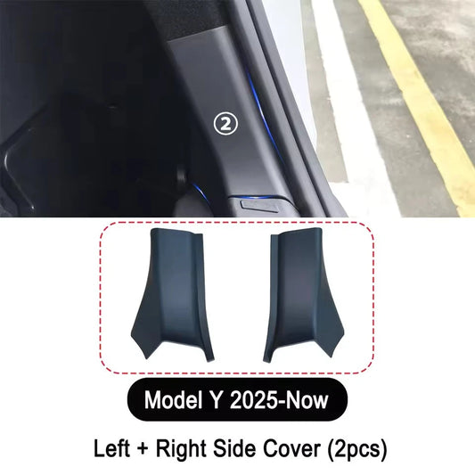 Trunk Sill Plate Protector TPE Rear Bumper Guard Anti-Scratch for Tesla Model Y