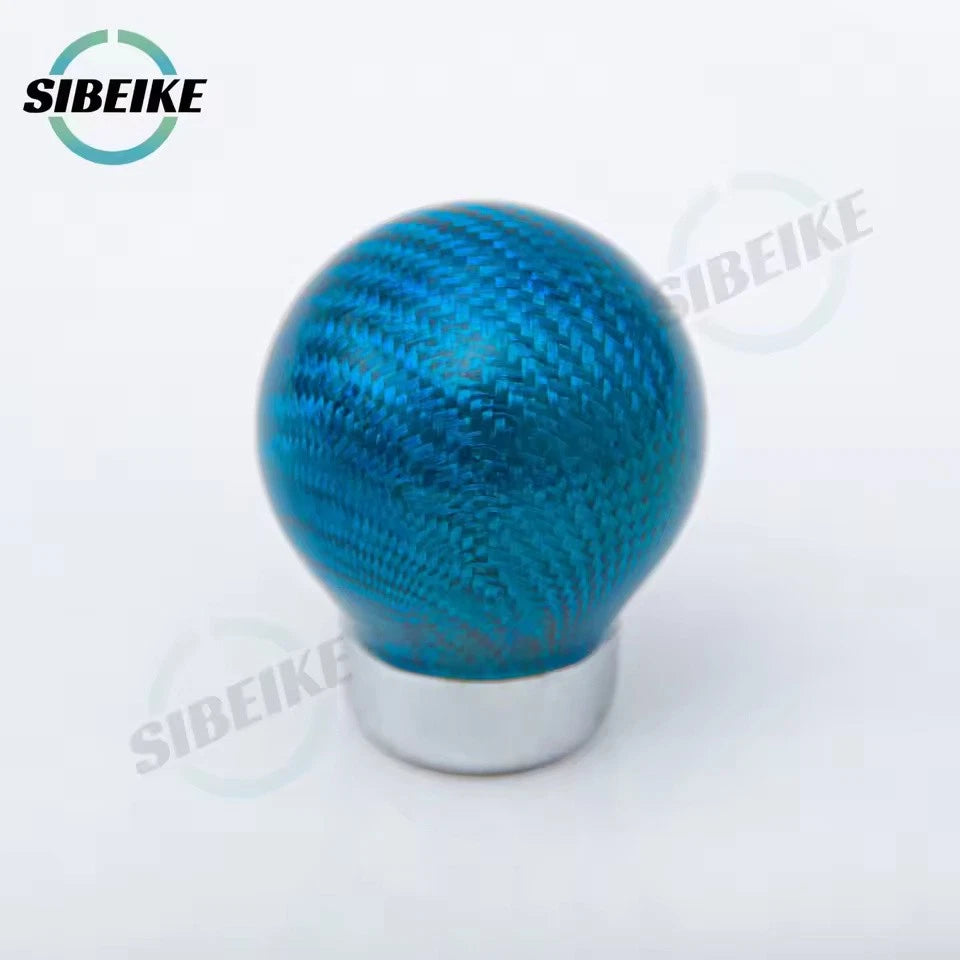 Carbon Fiber Aluminum Gear Shift Knob M12x1.25 M10x1.5 M10x1.25 M8x1.25
