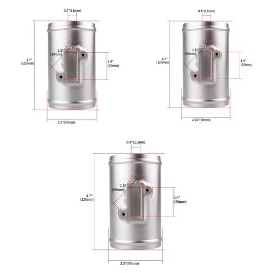 Air Flow Sensor Mount Intake Meter Base For VW Nissan Honda Civic Ford MAF