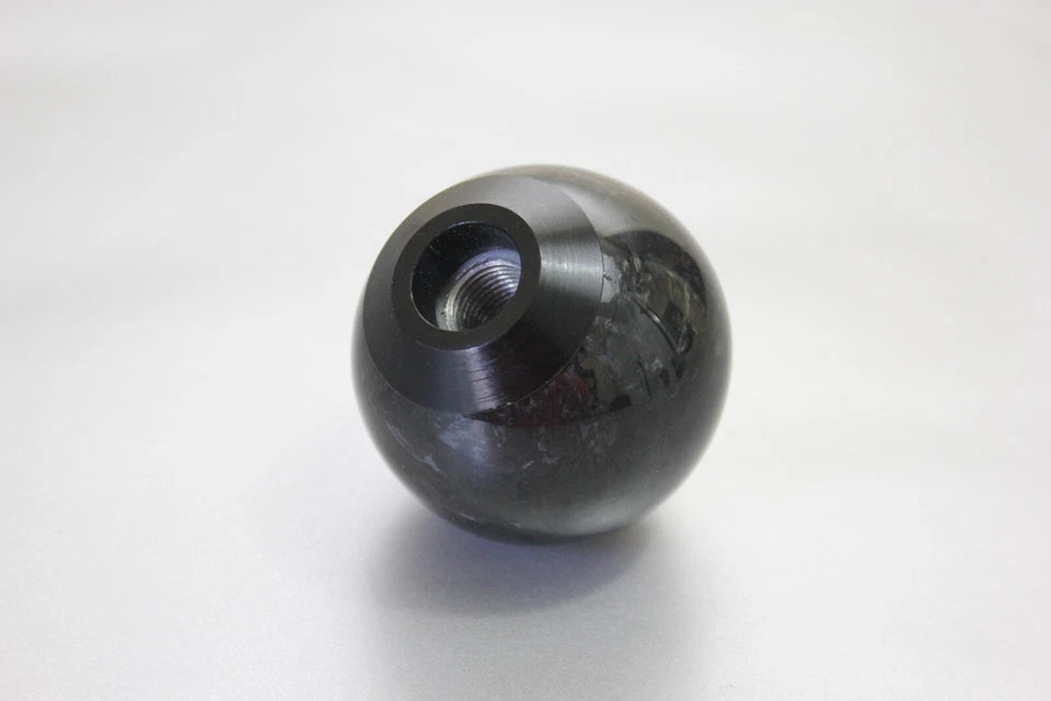 Genuine Forged Carbon Gear Shift Knob 50mm in M12x1.25 M10x1.5 M10x1.25 M8x1.25