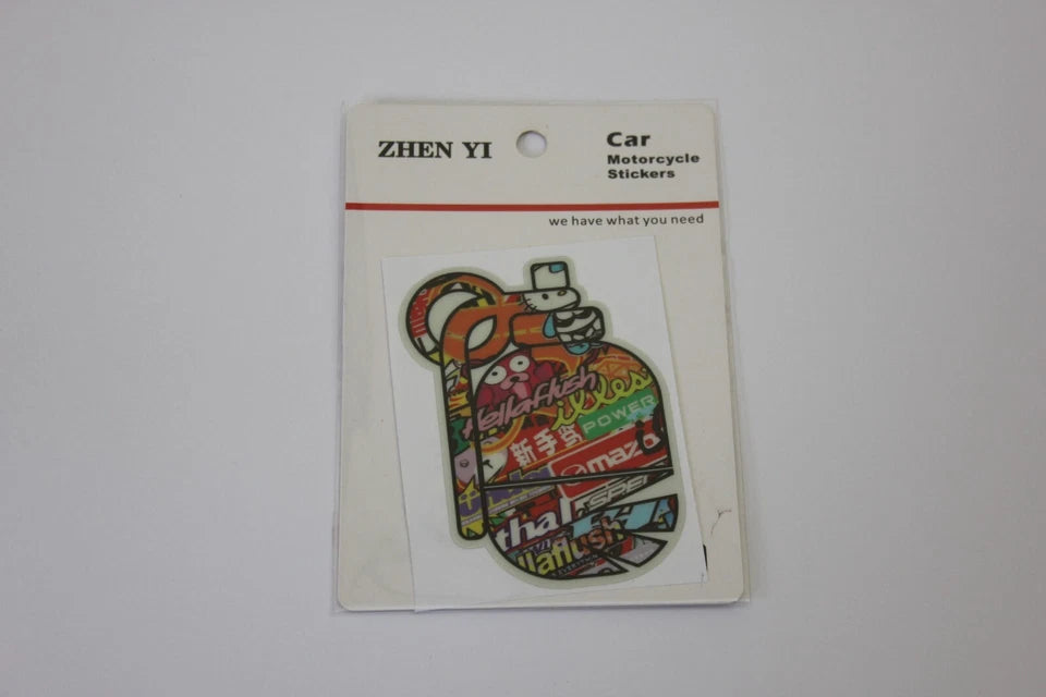 Hellaflush JDM Grenade Car Decal Sticker Graffiti 90mm Anime for Mazda Nissan