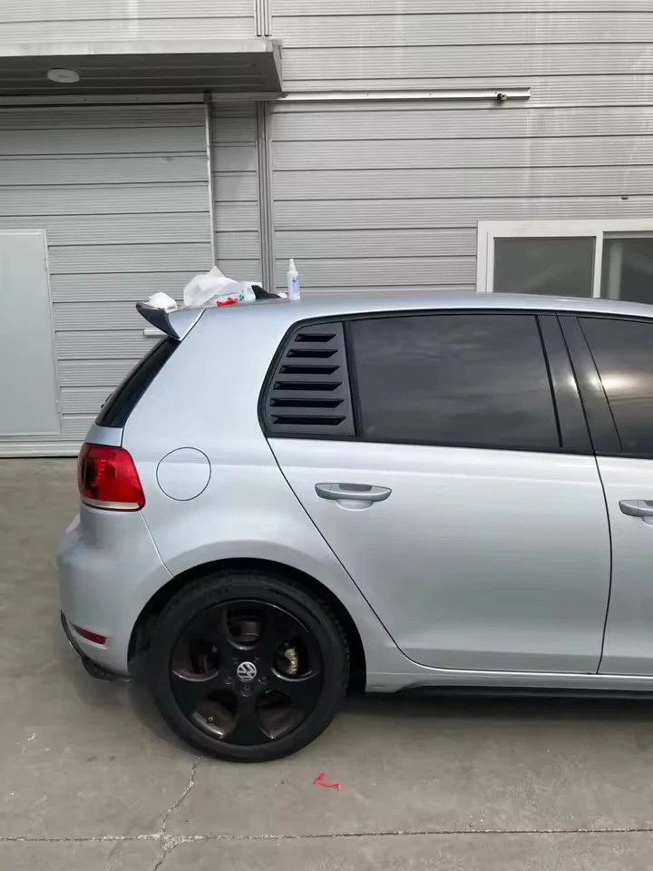 Rear Window Louver Cover Trim for VW Golf 7 GTI R Sporty 2013–2019