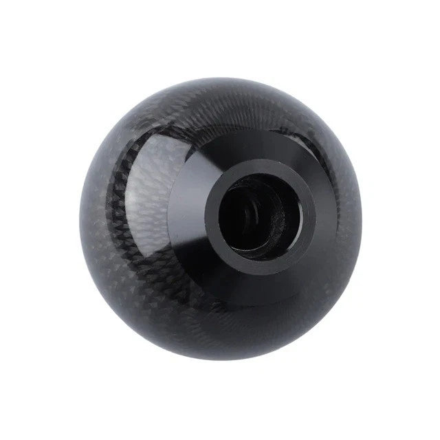 Black 3K Carbon 5 6 Speed Gear Shift Knob M12x1.25 M10x1.25 M10x1.5 M8x1.25 AU