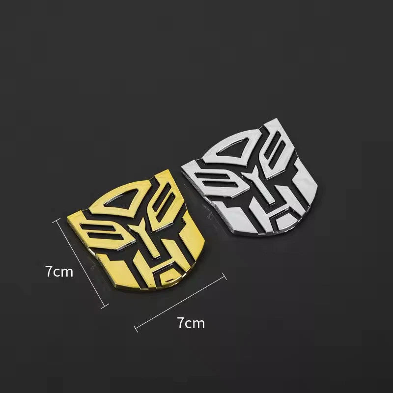 Transformers Autobots & Decepticons Boot Fender Badge Emblem Adhesive NEW