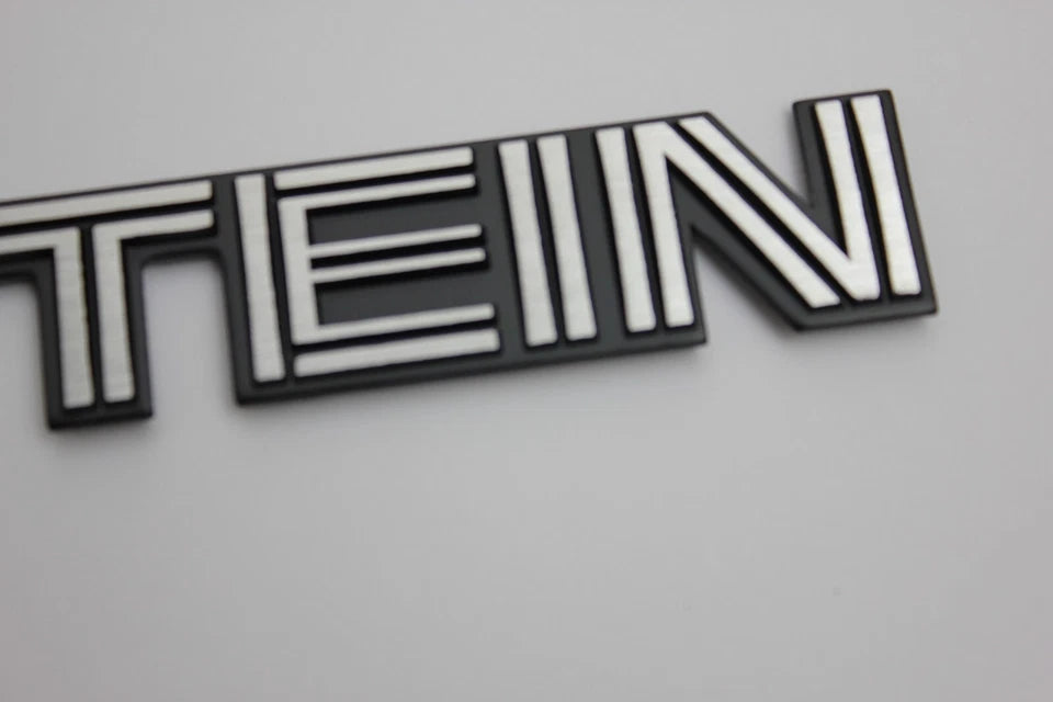 Tein Japan Brushed Aluminium Badge Emblem for Mitsubishi Honda Subaru Toyota