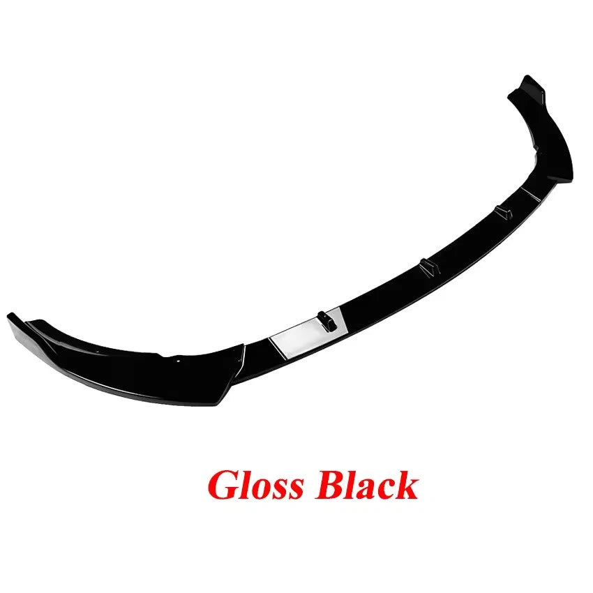 Front Bumper Lip Spoiler & Splitter Kit for Mercedes Benz W205 C-Class 2019–2021