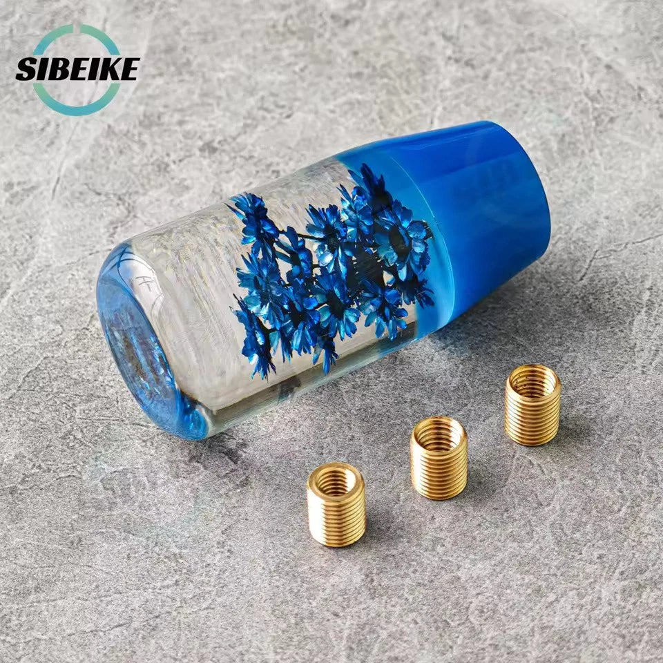JDM 7 Colors Flower Gear Shift Knob 10cm M12x1.25 M10x1.5 M10x1.25 M8x1.25