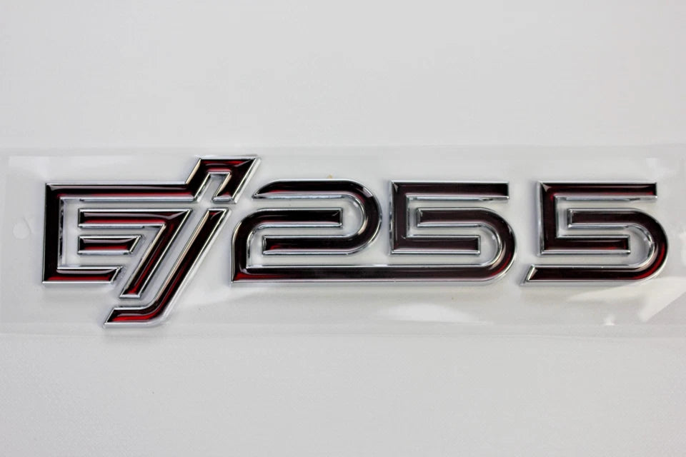 EJ255 Badge Emblem Silver Red for Subaru WRX Forester XT Legacy GT Outback Baja