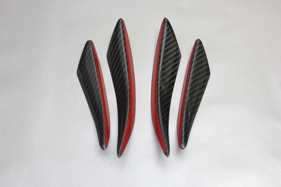 Front Bumper Canards Genuine Carbon Fibre fits Toyota GR86 & Subaru BRZ 22 23