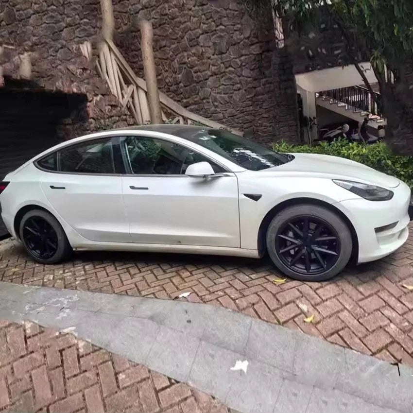 Sport Style 18-Inch Wheel Rim Covers Hubcaps for Tesla Model 3 2021–2023
