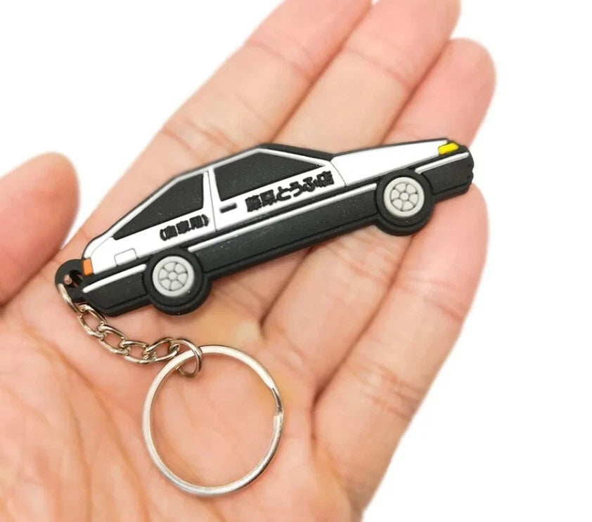 Initial D Keyring Key Holder JDM Accessory for Toyota AE 86 Trueno GT GR Corolla