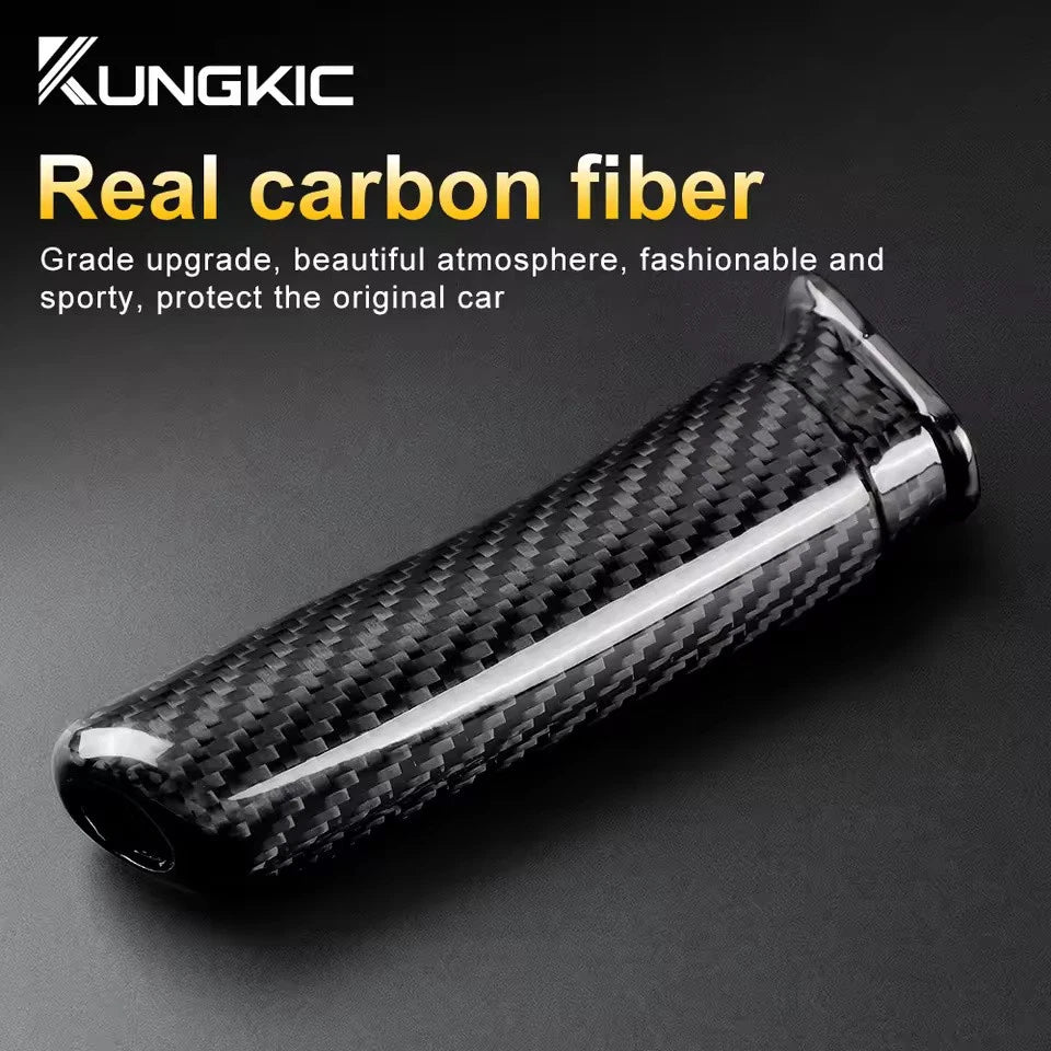 Real Hard Carbon Fiber Hand Brake Handle For Subaru BRZ Toyota GR86 2021 - 2025