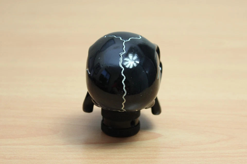 Angry Skull Gear Shift Knob Black Aluminium M12 M10 M8 for Ford Holden Toyota GM