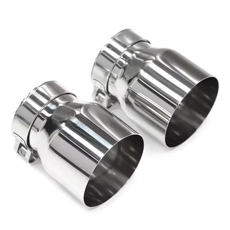 2pcs/lot Exhaust Tip For BMW 60mm Inlet 95mm Outlet F 20 21 22 23 30 31