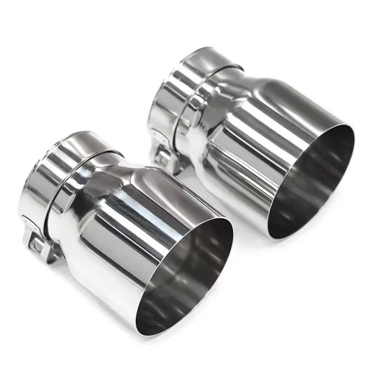 2pcs/lot Exhaust Tip For BMW 60mm Inlet 95mm Outlet F 20 21 22 23 30 31