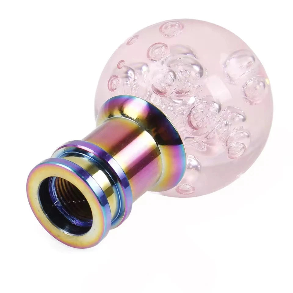 Crystal Transparent Bubble Shift Gear Knob M12x1.25 M10x1.25 M10x1.5 M8x1.25
