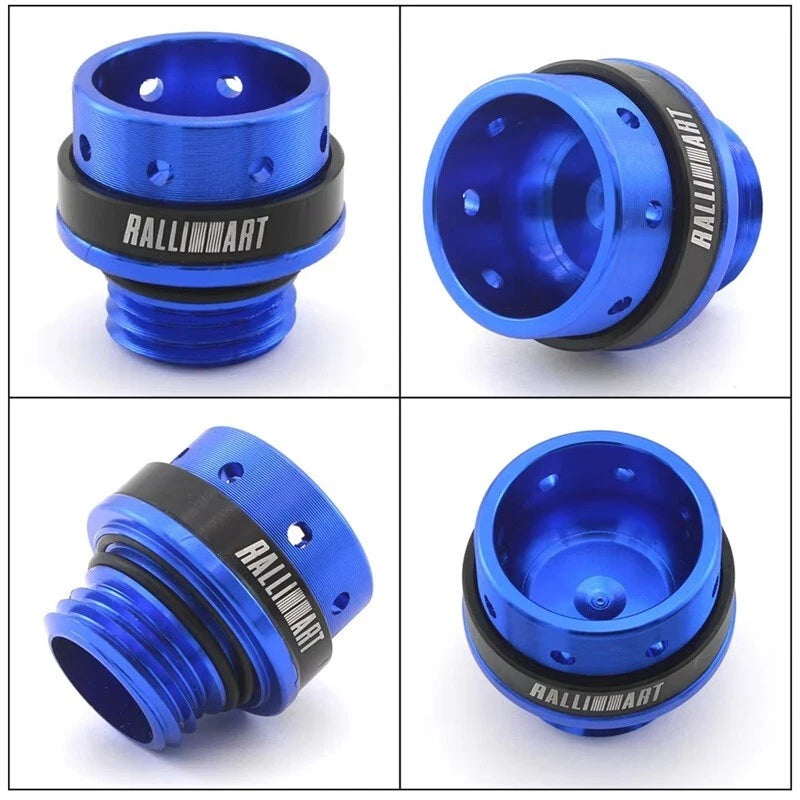 Ralliart Engine Oil Cap Cover Screw on for Mitsubishi Lancer 2008 - 2015