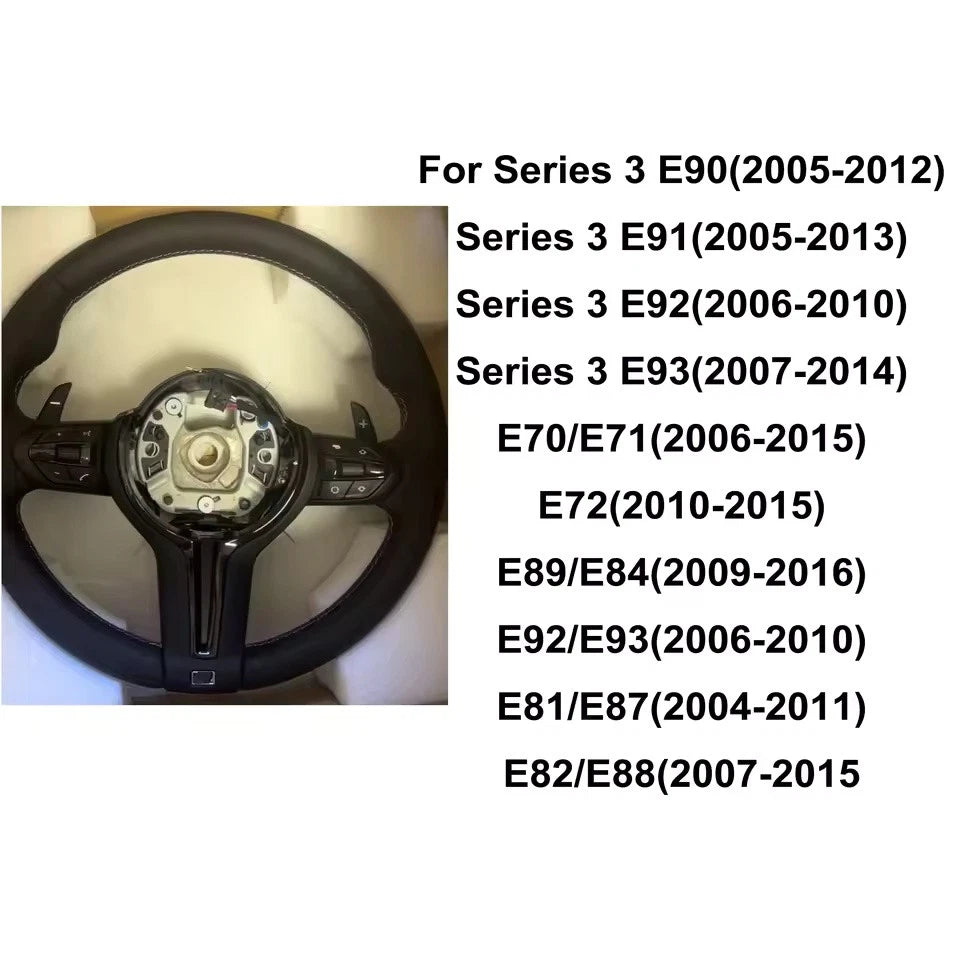 Black M Sport Steering Wheel with Buttons for BMW F Series Performance NEW
