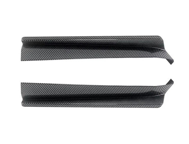 Gloss Carbon Rear Pods Splitter Aprons for Subaru WRX STI VA 2015 2021 NEW