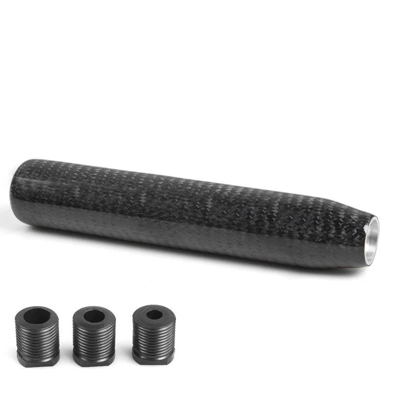Real Carbon Long Extended Gear Shift Knob M12x1.25 M10x1.5 M10x1.25 M8x1.25