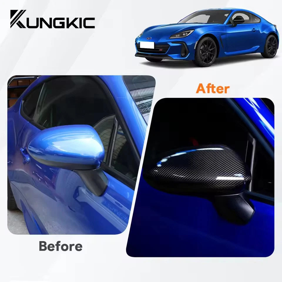 Rearview Mirror Cover Real Carbon for Toyota GR86 Subaru BRZ 2021 - 2024 NEW