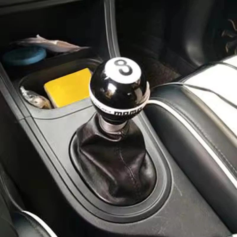8 Ball Aluminium ABS Black Gear Knob M12x1.25 M10x1.25 M10x1.5 M8x1.25