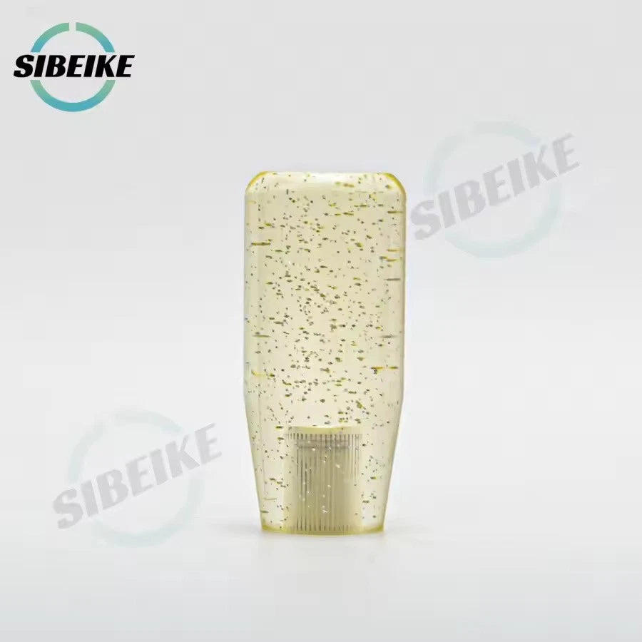 10CM Transparent Glitter Gear Shift Knob M12x1.25 M10x1.5 M10x1.25 M8x1.25