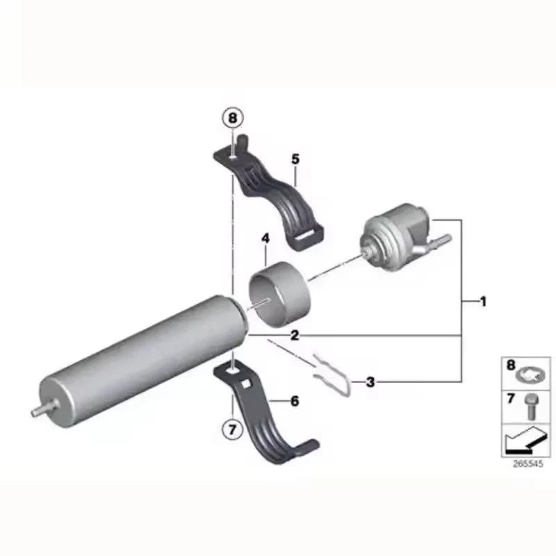 Diesel Fuel Filter Kit for BMW F30 F31 F32 F34 F20 F21 F22 Diesel 116d 220 318d