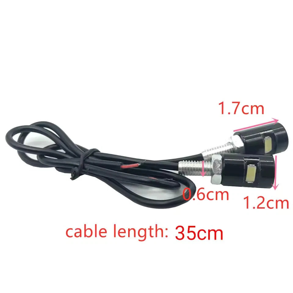 12V 5630 SMD LED License Plate Light Universal Car and Motorcycle Screw Bolt Lam
