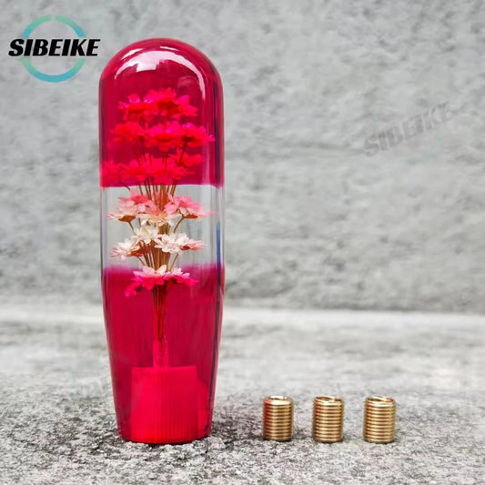 JDM Underwater Flower Gear Shift Knob M12x1.25 M10x1.5 M10x1.25 M8x1.25