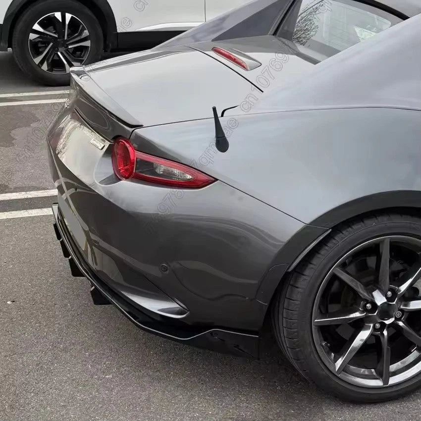 Gloss Black Rear Bumper Lip Diffuser Splitter for Mazda MX-5 Miata ND 2015–2025