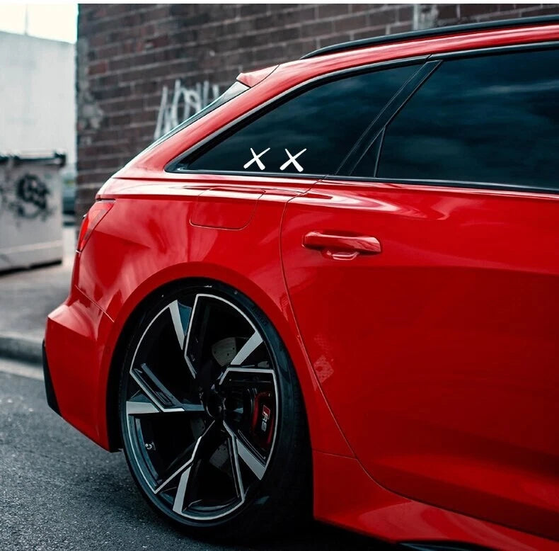 X X Dead Eyes JDM Racing Decal 110mm Stickers for Toyota Nissan Mitsubishi Mazda