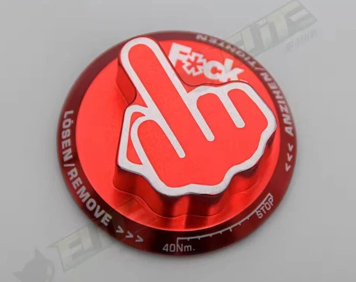 F*ck Engine Oil Cap Cover Screw on for Honda Civic Red Purple Black Blue Silver