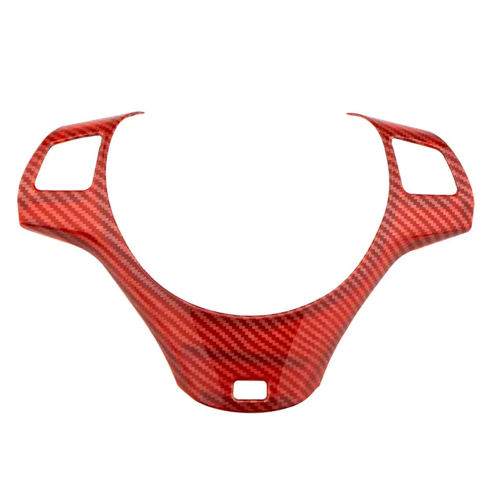 BMW Steering Wheel Trim Cover for E90 E92 E93 Carbon Fiber Panel Sticker 2005–12