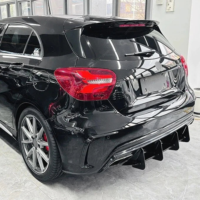 Rear Diffuser Bottom Lip Spoiler for Mercedes A45 A180 A200 A250 W176 13 - 18