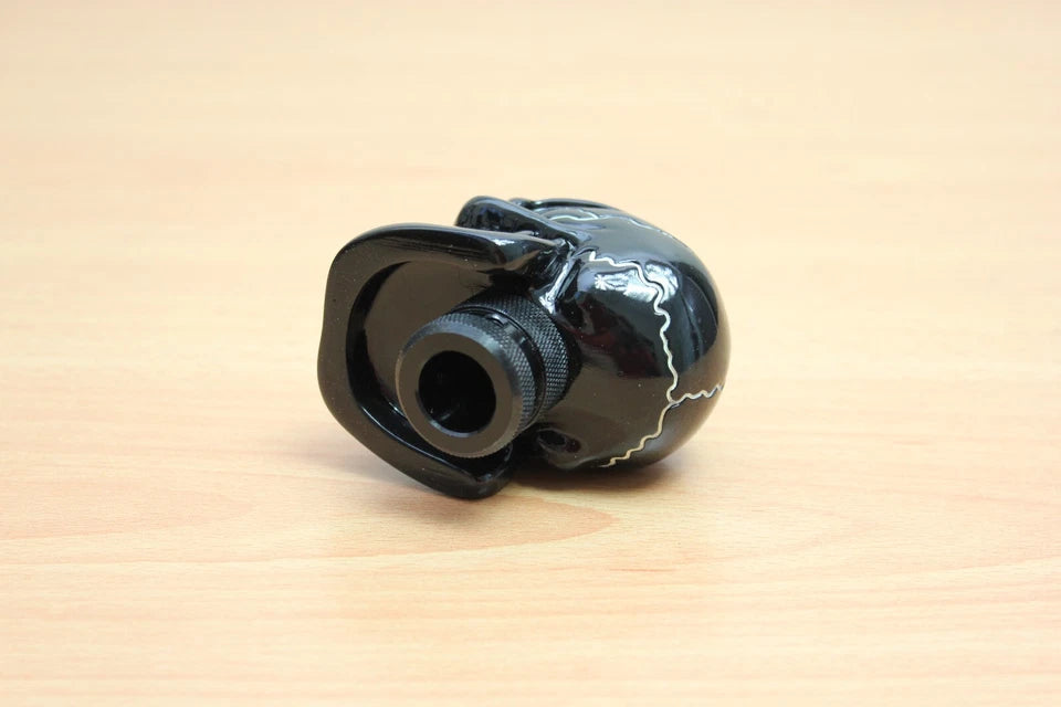 Angry Skull Gear Shift Knob Black Aluminium M12 M10 M8 for Ford Holden Toyota GM