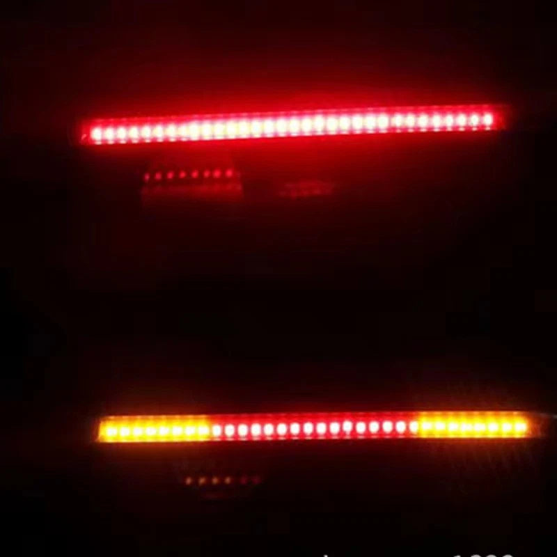 Flexible 48 LED Motorcycle Tail and Turn Signal Light Bar 12V Rear Brake Strip