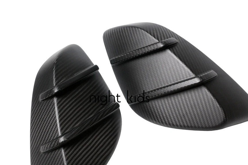 Night Kids Side Mirror Fin Covers Carbon Fibre fits Toyota GT 86 & Subaru BRZ