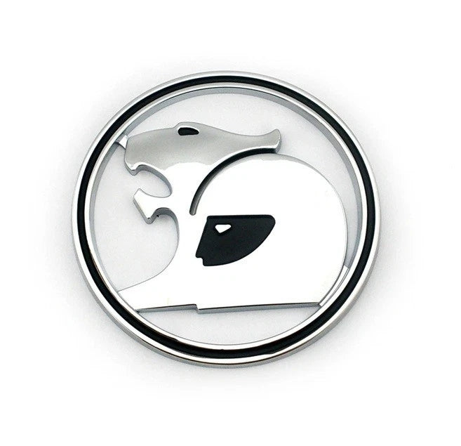 HSV Silver Black Boot Badge 69mm for Holden Commodore VY VZ Executive Berlina